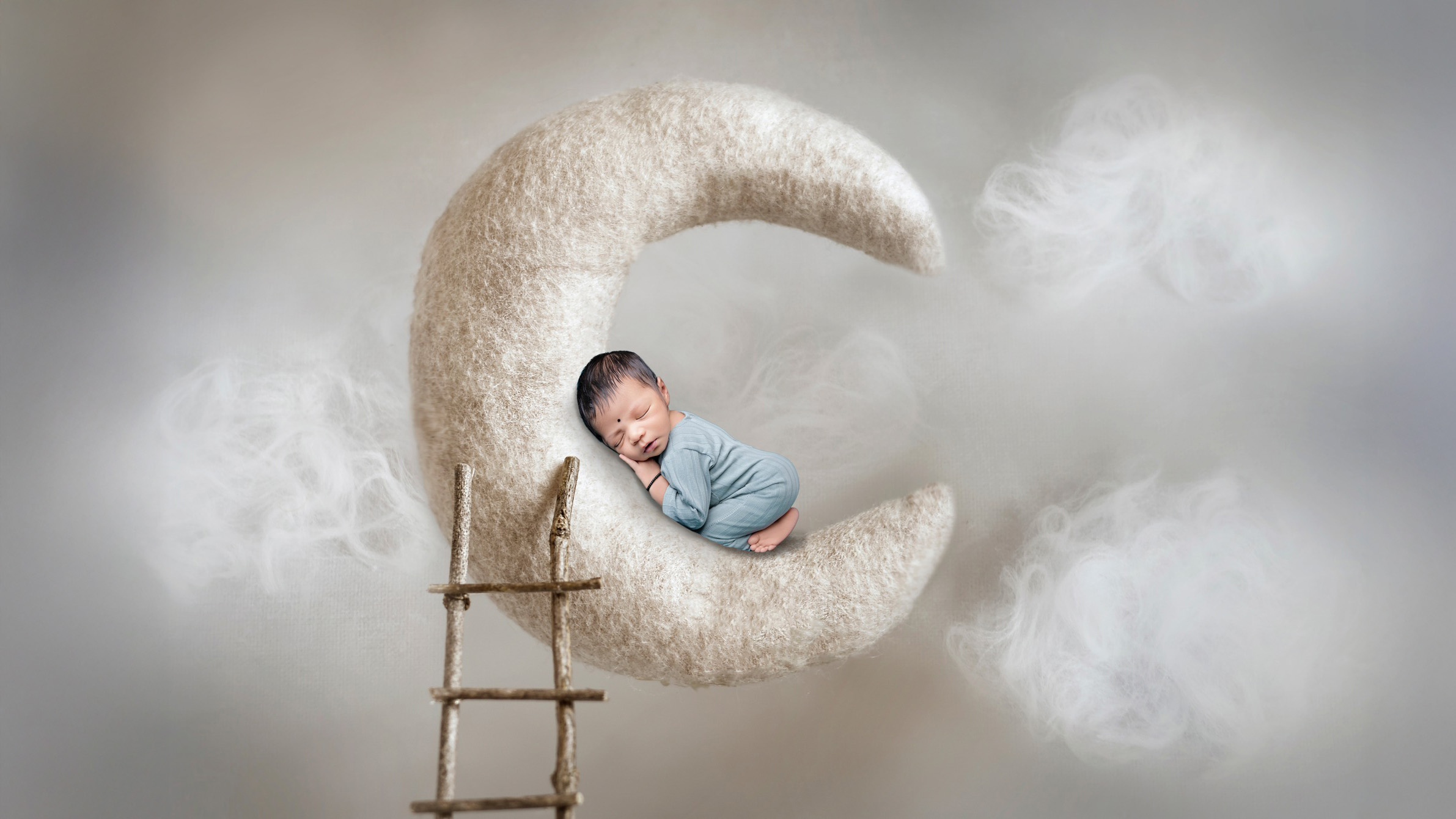 baby boy moon composite