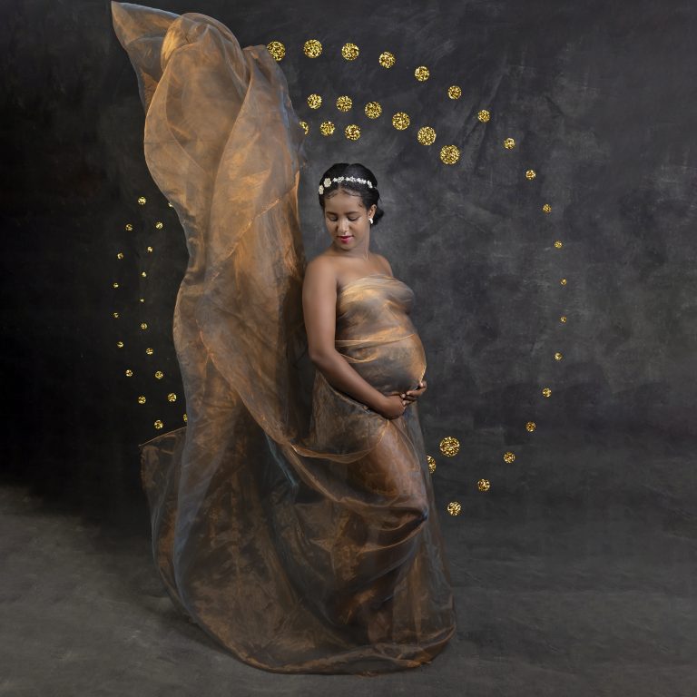 bronze chiffon
