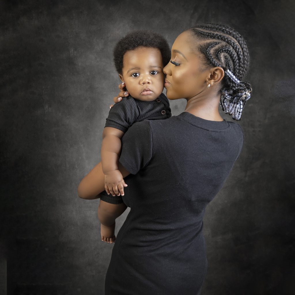 Mom and baby photoshoot